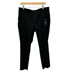 DKNY Dario Modern Fit Flat Front Dress Suit Pants - Black - size 36W x 29L