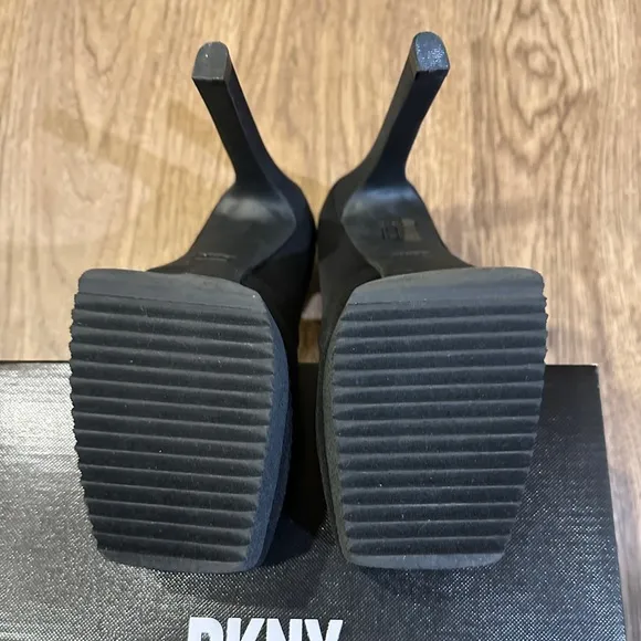 DKNY Square Toe Heels