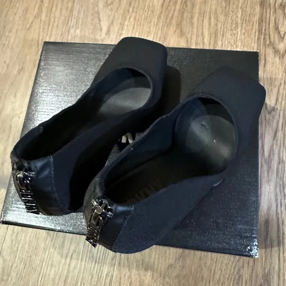 DKNY Square Toe Heels