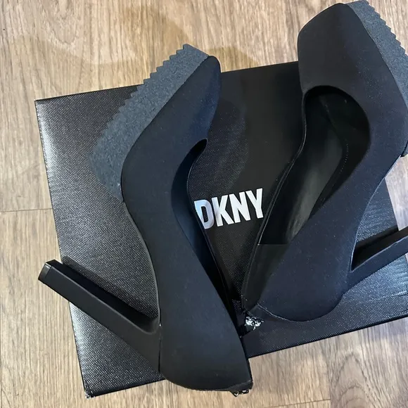 DKNY Square Toe Heels