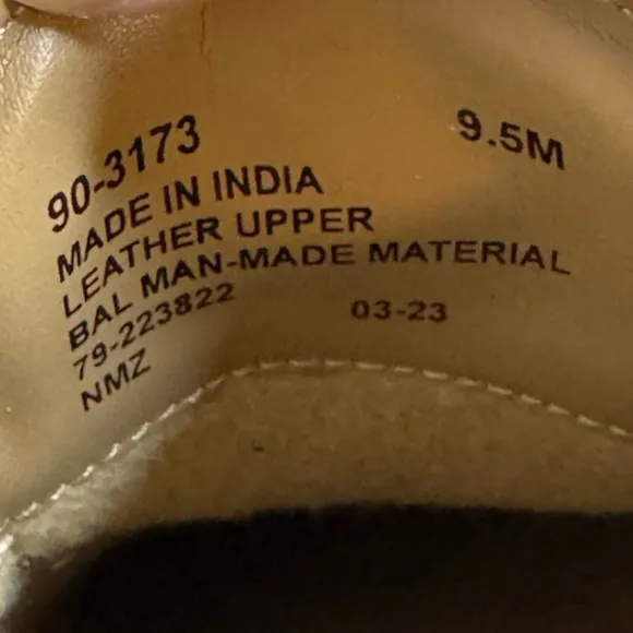 Dockers Men's Perspective Oxford Dress Shoes Tan Leather Size 9.5 M