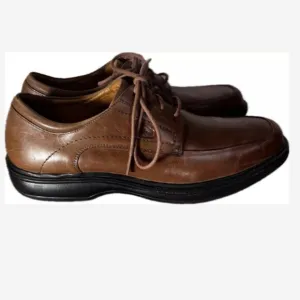 Dr. Comfort Leather Shoe Diabetic Therapeutic Men's Size 10M Brown Extra Depth