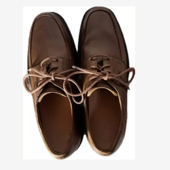 Dr. Comfort Leather Shoe Diabetic Therapeutic Men's Size 10M Brown Extra Depth