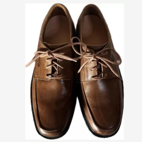 Dr. Comfort Leather Shoe Diabetic Therapeutic Men's Size 10M Brown Extra Depth