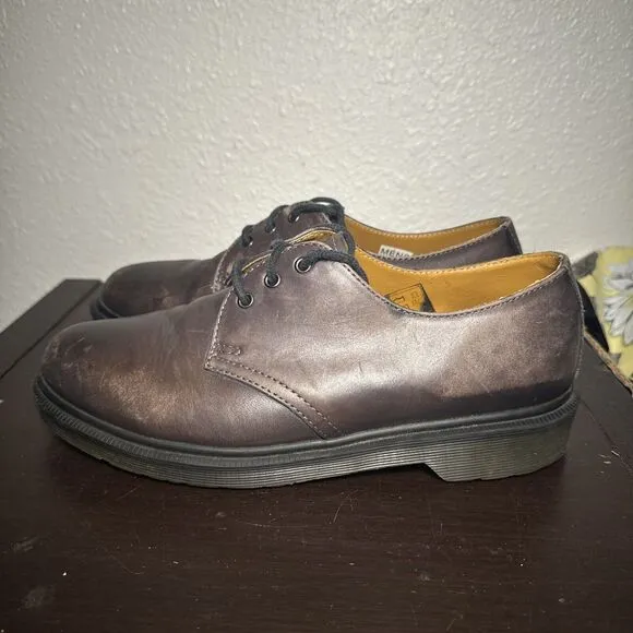 Dr Doc Martens Brown Shoes 1461 Oxford Mens 7 Women’s Size 8
