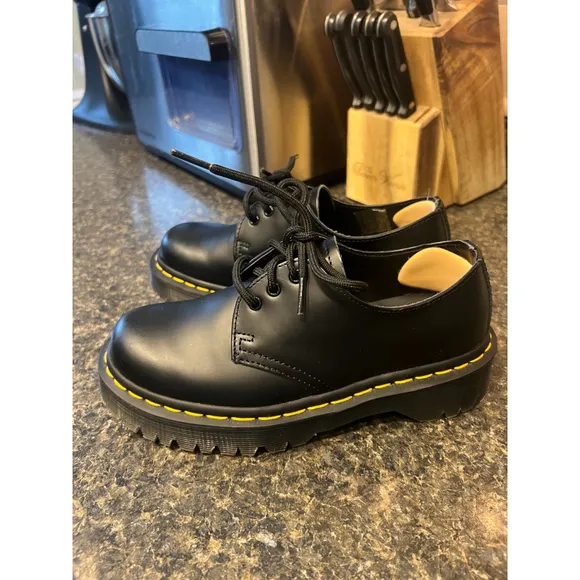 Dr. Martens 1461 Bex Smooth Leather Platform Oxford Shoes