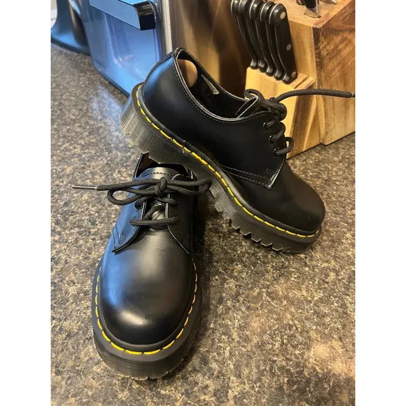 Dr. Martens 1461 Bex Smooth Leather Platform Oxford Shoes