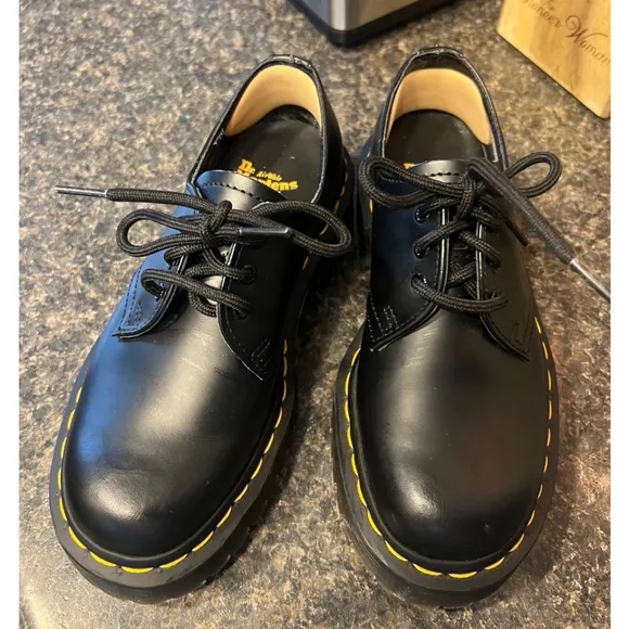 Dr. Martens 1461 Bex Smooth Leather Platform Oxford Shoes