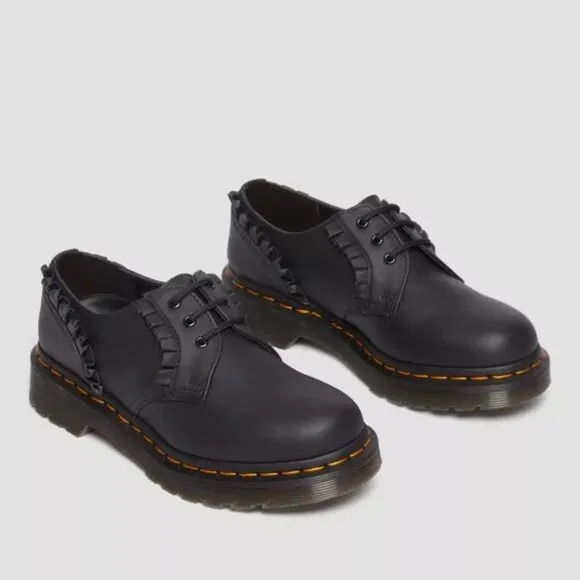 Dr. Martens 1461 Frill Nappa Leather Oxford Shoes