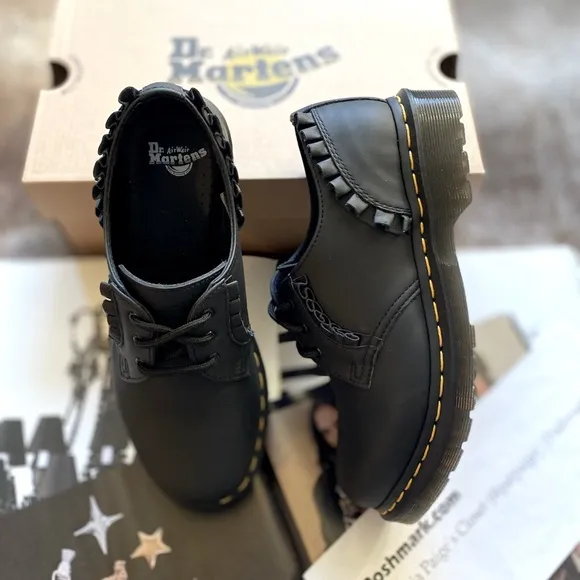 Dr. Martens 1461 Frill Nappa Leather Oxford Shoes