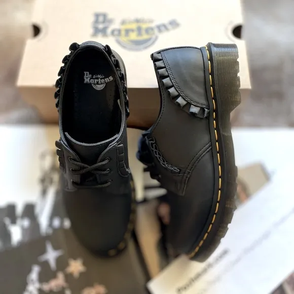 Dr. Martens 1461 Frill Nappa Leather Oxford Shoes