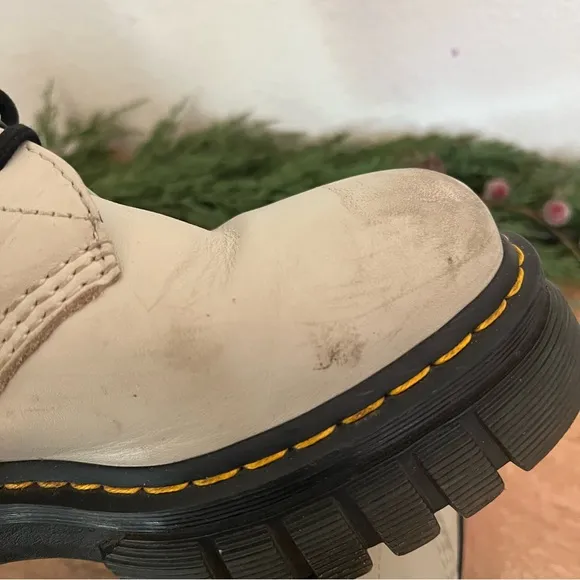 Dr Martens Audrick Nappa Leather Platform Shoes Women’s US 10