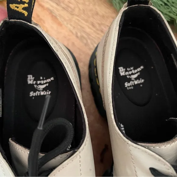 Dr Martens Audrick Nappa Leather Platform Shoes Women’s US 10