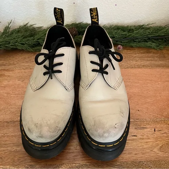 Dr Martens Audrick Nappa Leather Platform Shoes Women’s US 10