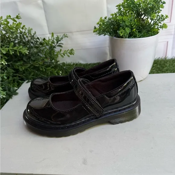 Dr. Martens Black Kids Mary Jane Shoes little girl size 13 brand new authentic