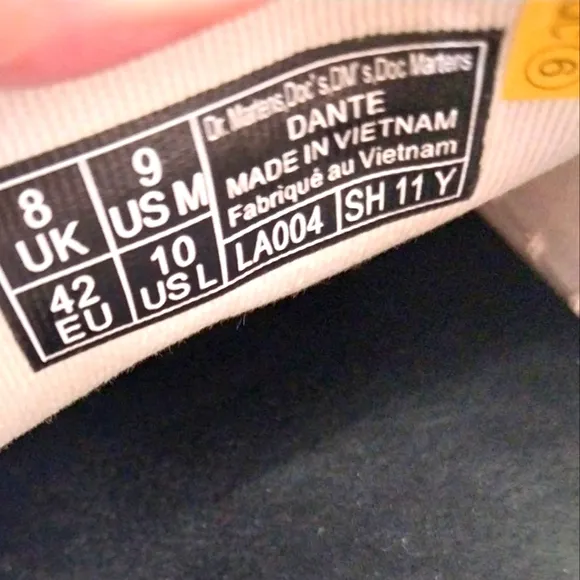 Dr‎ Martens Dante Canvas Shoes, NEW, Size 10|EUR 42