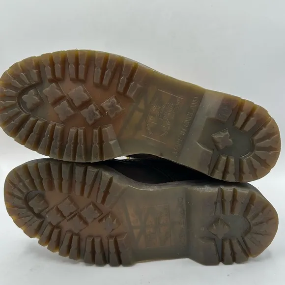 Dr. Martens Doc England MIE Rare 90's Vintage Crazy Horse 1460 Boots UK5 US7 Y2K