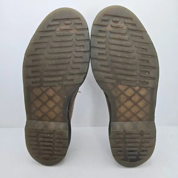 Dr. Martens | Dorian brown leather classic lace-up Oxford shoes | MENS 11