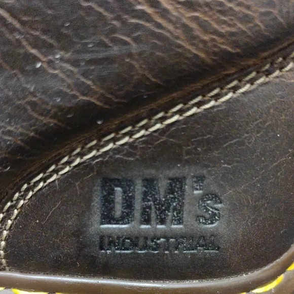 Dr. Martens Men's Icon 2295 Steel Toe Heavy Industrial Boots, Tan Greenland