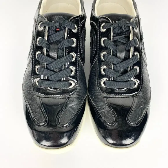 Duca Del Cosma Womens Kubananeo Golf Shoes Black Waterproof Italian Leather 7.5