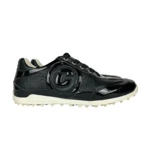 Duca Del Cosma Womens Kubananeo Golf Shoes Black Waterproof Italian Leather 7.5