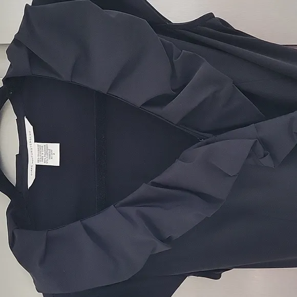 DVF Classic Black Wrap Dress