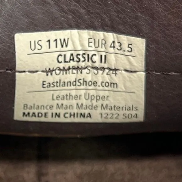 Eastland Women's Size 11 Classic II Penny Loafers