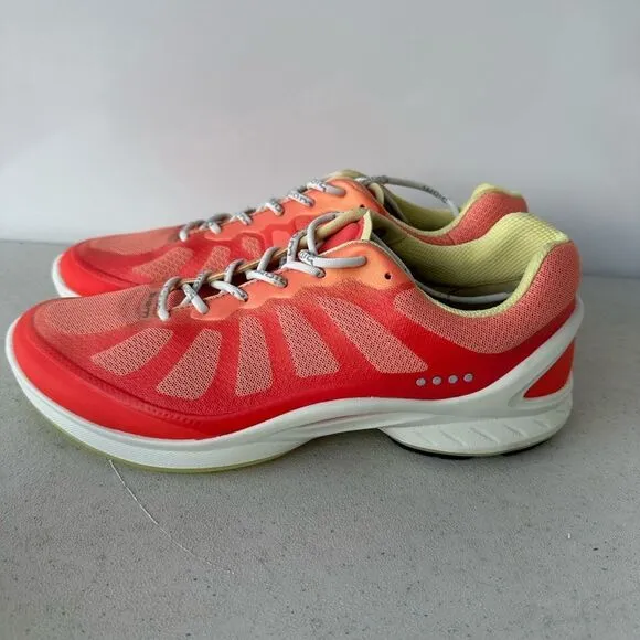ECCO Biom Fjuel Racer Womens Size 40(US 9) Coral Blush Sneakers Shoes