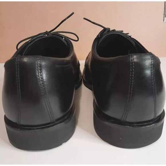 ECCO Black Leather Oxford Derby Dress Shoes Lace Up Classic Men's Size 10