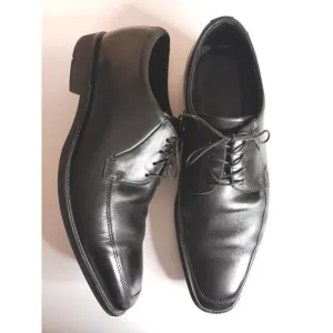 ECCO Black Leather Oxford Derby Dress Shoes Lace Up Classic Men's Size 10