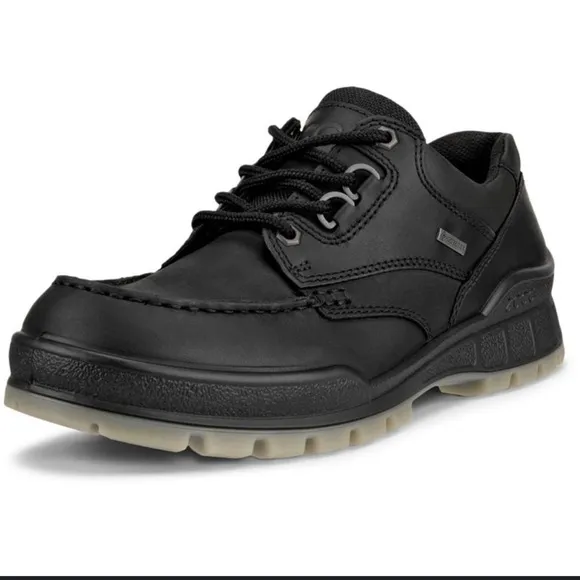 ECCO Men's Black Leather Shoes
