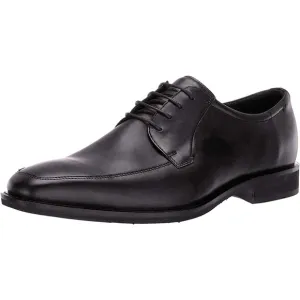 ECCO Men's Calcan Apron‎ Toe Tie Black Dress Lace Up Shoes Size 13-13.5 EU 47