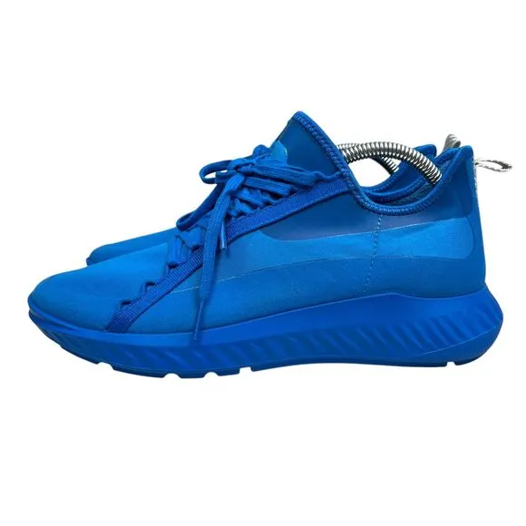 ECCO Mens Dynasty‎ St.1 Lite Sneakers Training Shoes Lace Up Blue Sz US 5-5.5
