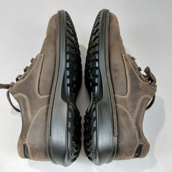Ecco Shoes Mens 44 US 10 10.5 Fusion Leather Derby Shoe Nubuck Brown Tie Bicycle