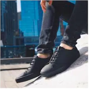 Ecco Soft 8 Leather Sneakers Black Danish Design Like New