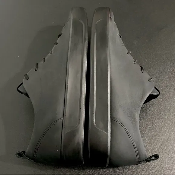 Ecco Soft 8 Leather Sneakers Black Danish Design Like New