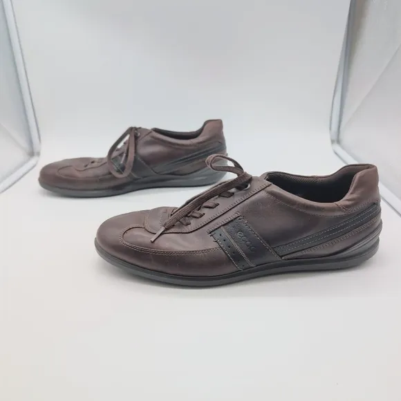 Ecco sz 13 Men's Brown Leather Driving Shoes Classic