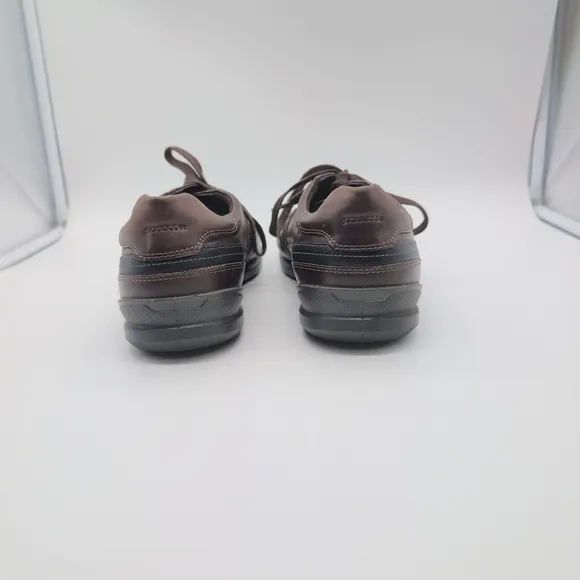 Ecco sz 13 Men's Brown Leather Driving Shoes Classic