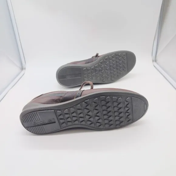 Ecco sz 13 Men's Brown Leather Driving Shoes Classic