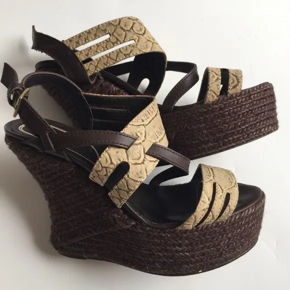 Espadrille Wedge Platform Sandals