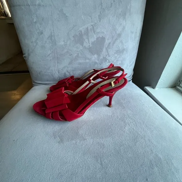 Etro Milano  Women's Red Sandals made in Italy
