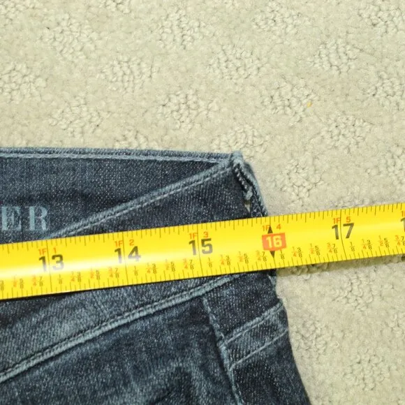 EUC 7 For All Mankind the Slim Trousers Low Rise Wide Leg 31 / 10