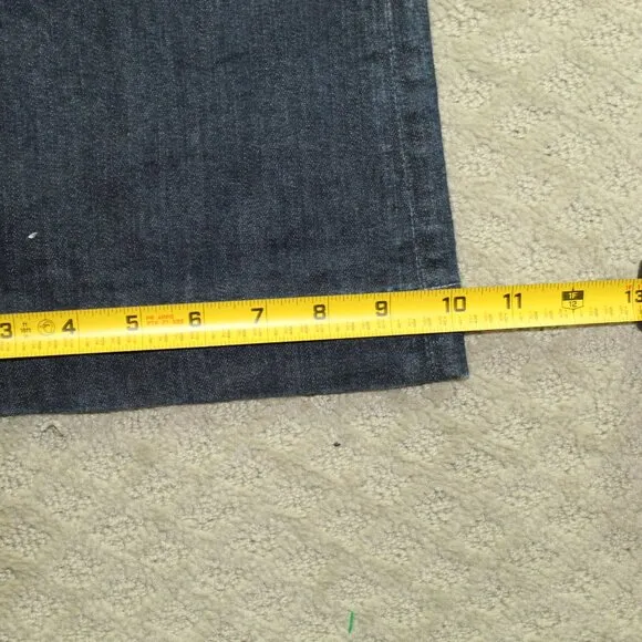 EUC 7 For All Mankind the Slim Trousers Low Rise Wide Leg 31 / 10