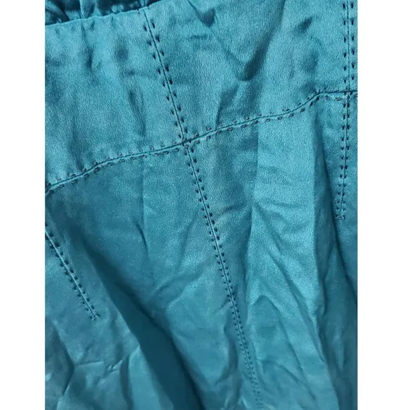 EUC! Domenico Vacca Beautiful Classic Designer Dress Solid Teal Shade Size 42IT