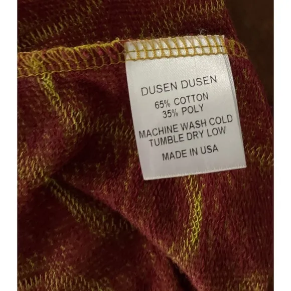 EUC Dunsen Dunsen Knit Graphic Swirl Lines Modern Made in USA Midi Dress M​​​