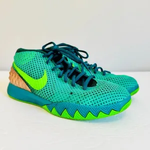 EUC NIKE KYRIE IRVING 1 FLY TRAP GREEN SNEAKERS SHOES 717219-313 6.5Y