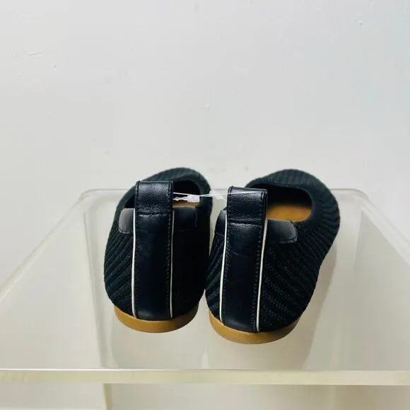 Everlane Day Glove Black Knit Flats size 8