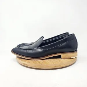 Everlane Modern Loafer Shoes Womens 7 Black Leather Slip On Pointed Toe