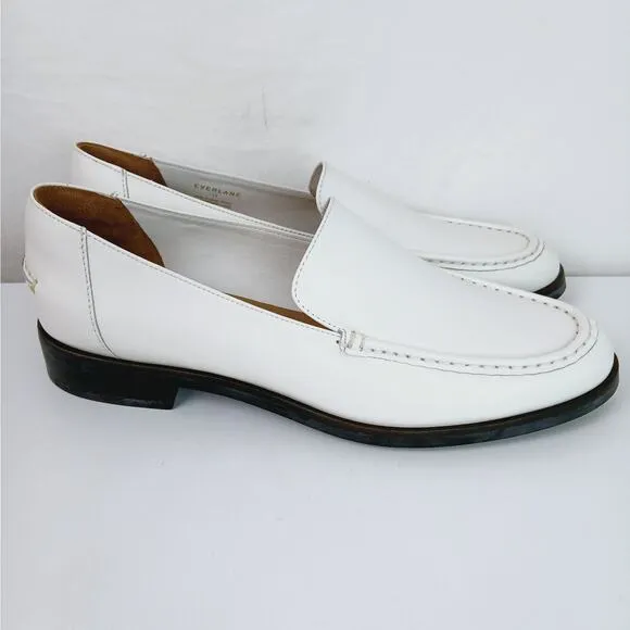 Everlane SZ 11 The Modern Loafer in White NEW