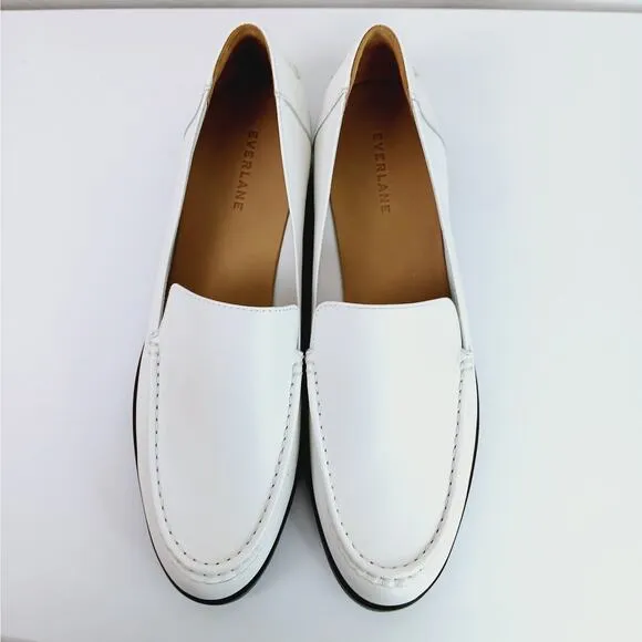 Everlane SZ 11 The Modern Loafer in White NEW